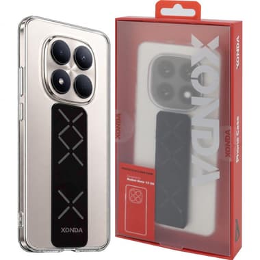 Xonda Back Cover Mobile Case with Strap
for Xiaomi Redmi Note 15 5G, Clear