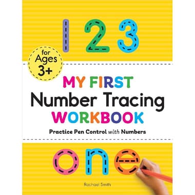 My First Workbook: Number Tracing
for Ages 3+ - Practice Pen Control with Numbers