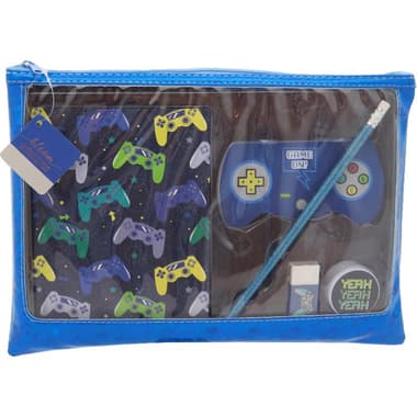 Boy Game Stationery Set
5 Items, Blue