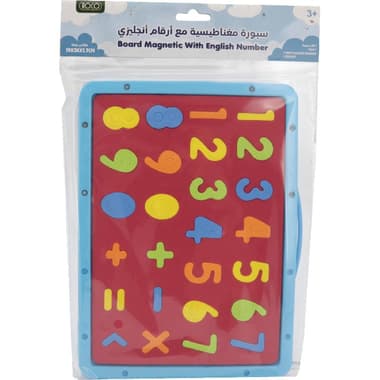 Roco Magnetic Whiteboard
English Numbers, 19 X 26 X .7 cm, Assorted Color/White