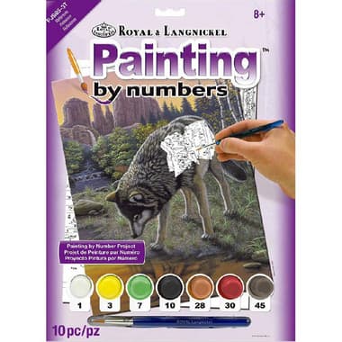 ROYAL & LANGNICKEL Reflections Paint-by-Number
Assorted Color, 7 Paint Pots, Brush, Board, Pattern