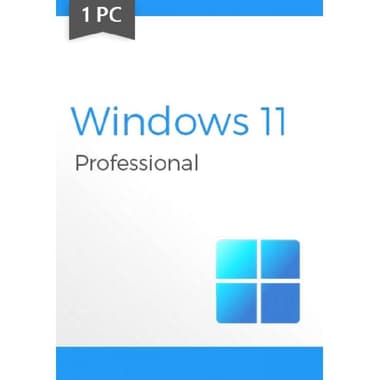 Microsoft Windows 11 Professional
English, 1 User, E-Voucher