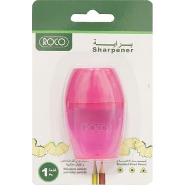 Roco Pocket Sharpener
Single Hole, Transparent Pink