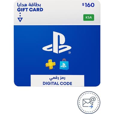 Sony Gift Card 160$ PlayStation Store Payment and Recharge Card (Delivery by eMail)
Digital Code (KSA)