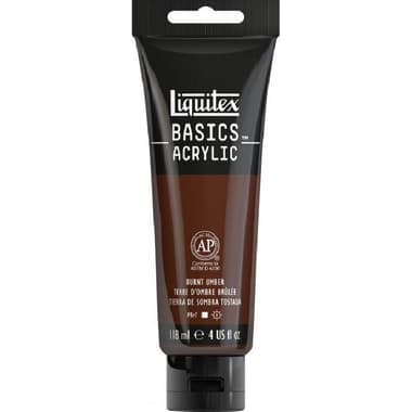 Liquitex Basics Acrylic Paint
Burnt Umber, 4.00 oz ( 113.65 ml )
