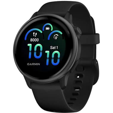 GARMIN Vivoactive 6 Smartwatch
GPS, 1.2", Black Fibre-reinforced Polymer, Black Silicone Strap, One Size