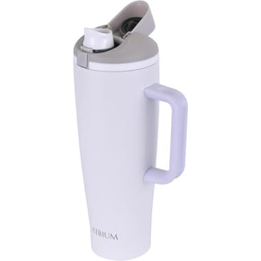 Atrium Tumbler
Stainless Steel Water Bottle with Straw and Side Handle, Cold, 1200.00 ml ( 2.11 pt ), Pastel Grey