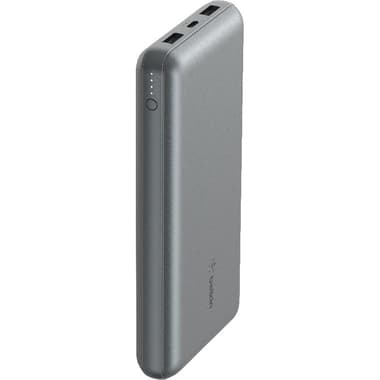 Belkin BoostCharge Power Bank 20K
Fast Battery Charging, 20000 mAh, 3 USB (1X USB-C/2X USB), Grey