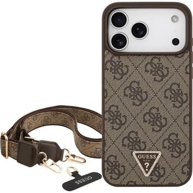 جيس جلد صناعي 4 جي
غطاء خلفي للهاتف الذكي مع ماغ سيف, برو ماكس 17 متوافق مع آيفون, بني