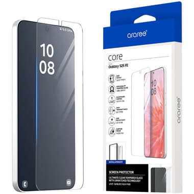 Araree Core Full Cover Tempered Glass Smartphone Screen Protector
for Samsung Galaxy S25 FE 5G, Front Screen Tempered Glass