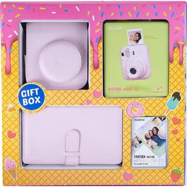 Fuji Instax mini 12 Instant Film Camera Bundle Kit
Blossom Pink