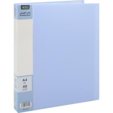 روكو ملف عرض
40 جيب, A4, PP بلاستيك, أزرق فاتح