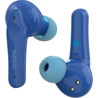 Belkin SoundForm Nano Wireless Earbuds for Kids Earbuds
Bluetooth, USB (Charging), Built-in Microphone, Blue