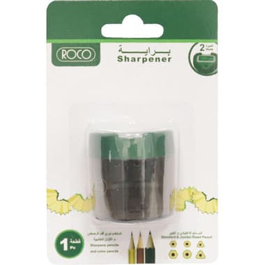 Roco Pocket Sharpener
2 Holes, Black