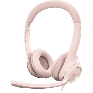 Logitech H390 On-Ear Headphones
Wired, USB, Rotating Microphone, Rose Gold