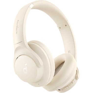 Anker Soundcore Q20i Over-Ear Headphones
Hybrid Active Noise Cancelling, Bluetooth, USB (Charging), Built-in Microphone, White