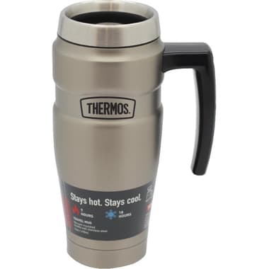 Thermos Stainless King Tumbler
Hot/Cold, 470.00 ml ( 16.54 oz ), Matte Stainless Steel