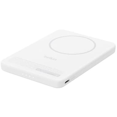 Belkin BoostCharge 15W Qi2 Slim Wireless Powerbank with Stand
Qi2, 5000 mAh, Single USB-C (I/O Charging), White