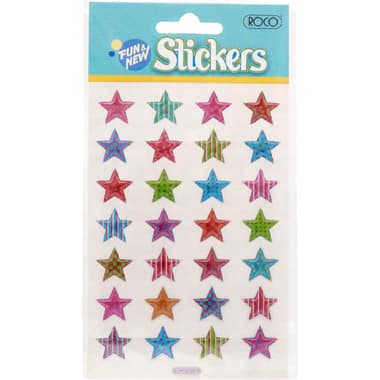 Roco Fun & New Stickers
Stars, Medium, 24 Pieces