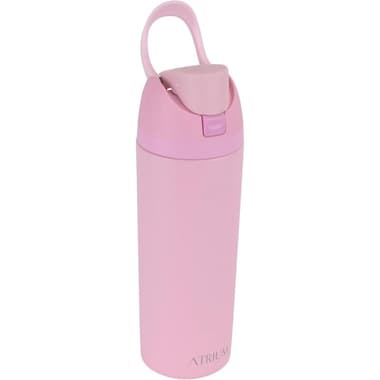 اتريوم كوب
زجاجة ماء من الفولاذ المقاوم للصدأ مع شفاطة وغطاء بزر ضغط وقفل, بارد, 560.00 ml ( 19.71 oz ), وردي حلوى