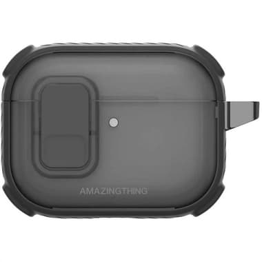 Amazing Thing Titan Pro Mag Earbuds Case
for Apple AirPods Pro 3, Clear Black