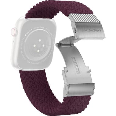 Amazing Thing Titan Weave Wrist Strap
for Apple Watch Series 9 45/Watch Series 8 45/Watch Series 7 45/Watch Ultra 2, Braided Sport Band with Titan Link, 304 Stainless Steel
