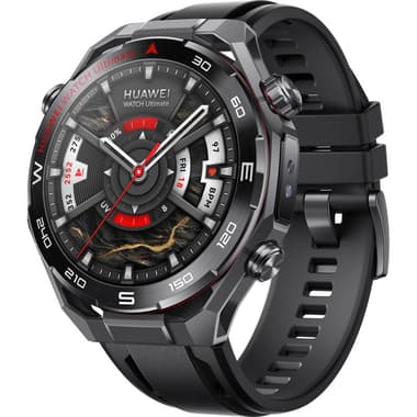 هواوي Watch Ultimate 2 ساعة ذكية
GPS, 1.5 بوصة, أسود زركونيوم, أسود سوار مطاط فلوري مرن مقاس واحد