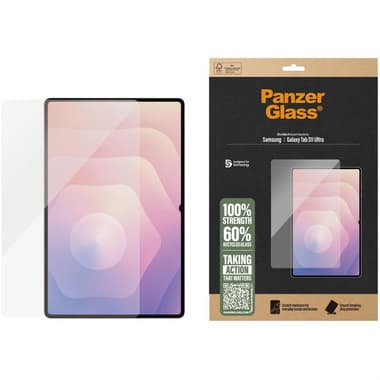 PanzerGlass Ultra-Wide Fit Tablet Screen Protector
for Samsung Galaxy Tab S11 Ultra, Super+ Glass, Standard Fit