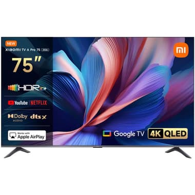 Xiaomi 75" Smart TV
4K QLED, 60 Hz, Black, A Pro 2026
