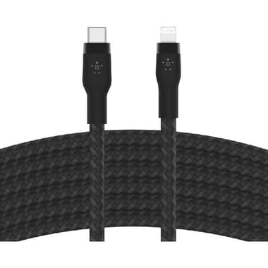 Belkin BoostCharge Pro Flex USB-C with Lightning Standard Cable
3.00 m ( 9.84 ft ), Black