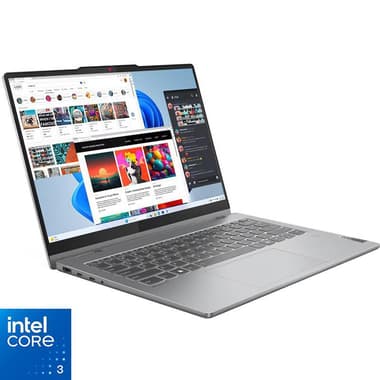 Lenovo IdeaPad Flex 5 2-in-1 Laptop - Convertible
14", Intel Core 3, 8 GB RAM, 512 GB PCIe NVMe M.2 SSD, Windows 11 Home, Foldable