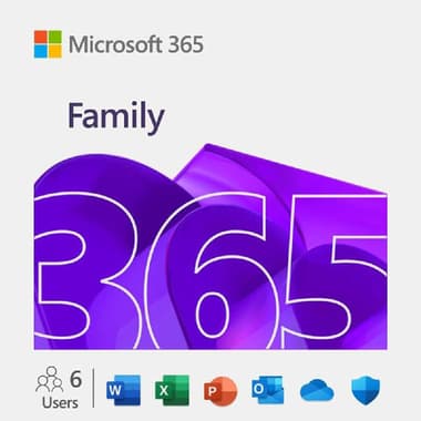 Microsoft 365: Family
Arabic/English, 6 Users, E-Voucher