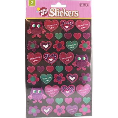 Roco Stickers
Hearts with Owl