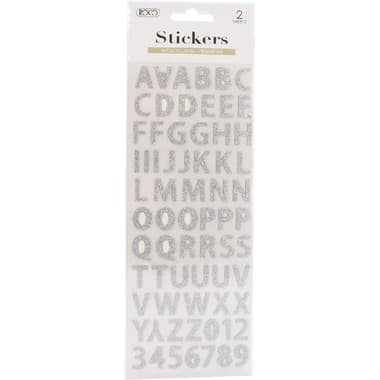 Roco Stickers
Glitter Gold Alphabet Silver
