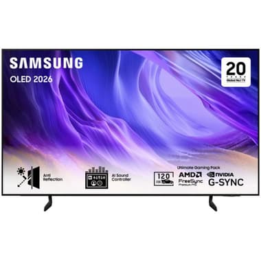 Samsung 55" Smart TV
4K OLED, 120 Hz, Graphite Black, S85H