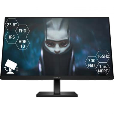 اتش بي أومن 23.8 بوصة
شاشة ألعاب, ضوء LED, دقة 1080 بيكسل, 165 Hz, 1 مللي ثانية (MPRT), اسود