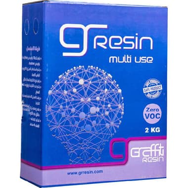 Graffiti Resin Clear Casting Epoxy - Resin/Hardener
Zero VOC, Clear Gloss, 2.00 kg ( 4.41 lb )