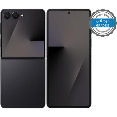 منتج مجدد درجة ب سامسونج جالكسي زد فليب7
256 جيجابايت, أسود نفاث, الجيل الخامس