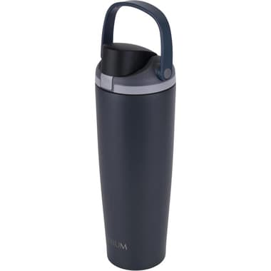 Atrium Tumbler
Stainless Steel Water Bottle with Straw and Push-Button Lid with Handle, Cold, 900.00 ml ( 1.58 pt ), Black/Grey
