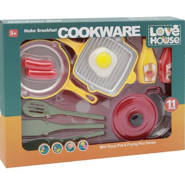 Masen Toys Cookware Set: Make Breakfast Kid's Pretend Play
3 Years and Above