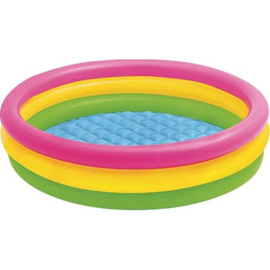 Intex Sunset Glow Baby
3-Ring, Round Shape Inflatable Pool, 3 Years and Above