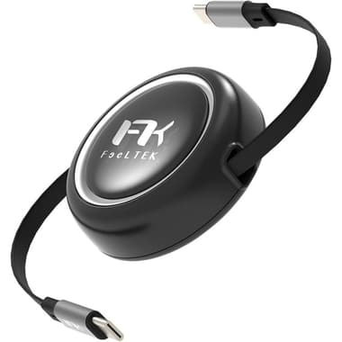 FeelTek Yo-Yo Retractable USB-C to USB-C Sync & Charge Cable
1.00 m ( 3.28 ft ), Black