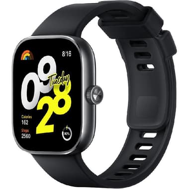 Xiaomi Redmi Watch 4 Smartwatch
GPS, 1.97", Black Aluminum Alloy Case, TPU Strap