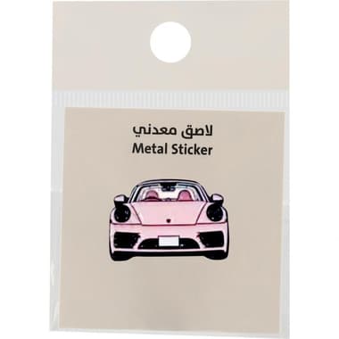 3D Stickers
Car Front: Sports Car, Pink, 1 Piece