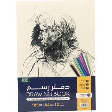 Roco Sketch Pad
185 gsm, A4, 12 Sheets
