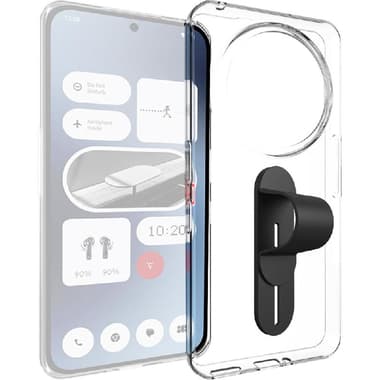 Just in Case Soft Back Cover Mobile Case with Strap
for Nothing Phone (3a) Pro, Clear