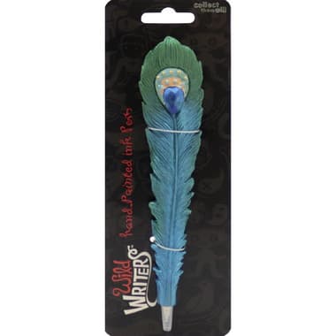 Wild Writers Polystone Feather Rollerball Pen
Blue Ink Color, Medium, Ballpoint