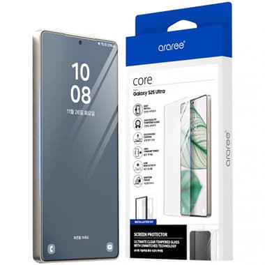 اراري كور واقي شاشة للهاتف الذكي
متوافق مع سامسونج جالكسي اس 25 الترا, زجاج مقاوم للكسر