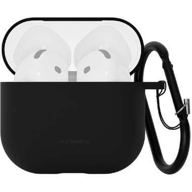HYPHEN Silicone Earbuds Case
for Apple AirPods 4, Black