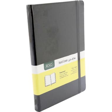 روكو دفتر ملا حظات
صلب ,مطاط, 14 × 20 سم, (192 صفحة (96 ورقة, اسود,